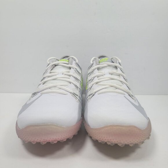 Nike Alpha Huarache 7 Pro TF Lax Men's White Gray Shoes CJ0235-101 US Sz 11 NWB - Picture 5 of 10